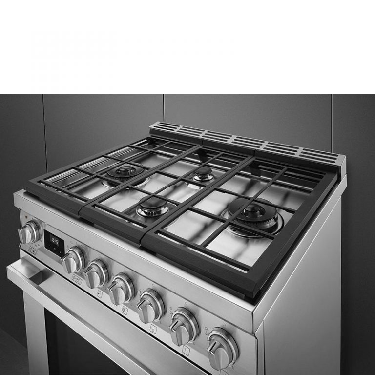 Smeg CPF30UGMX 30 Inch Dual Fuel Range Castle Kitchens Canada