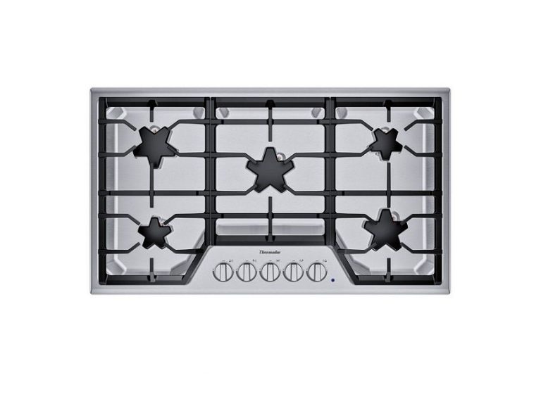 Thermador SGS365TS 36 Inch 5 Burner Gas Cooktop Castle Kitchens