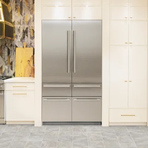 Thermador T48BT110NS 48 Inch Built-In Refrigerator French Door Bottom Freezer Masterpiece Stainless Steel