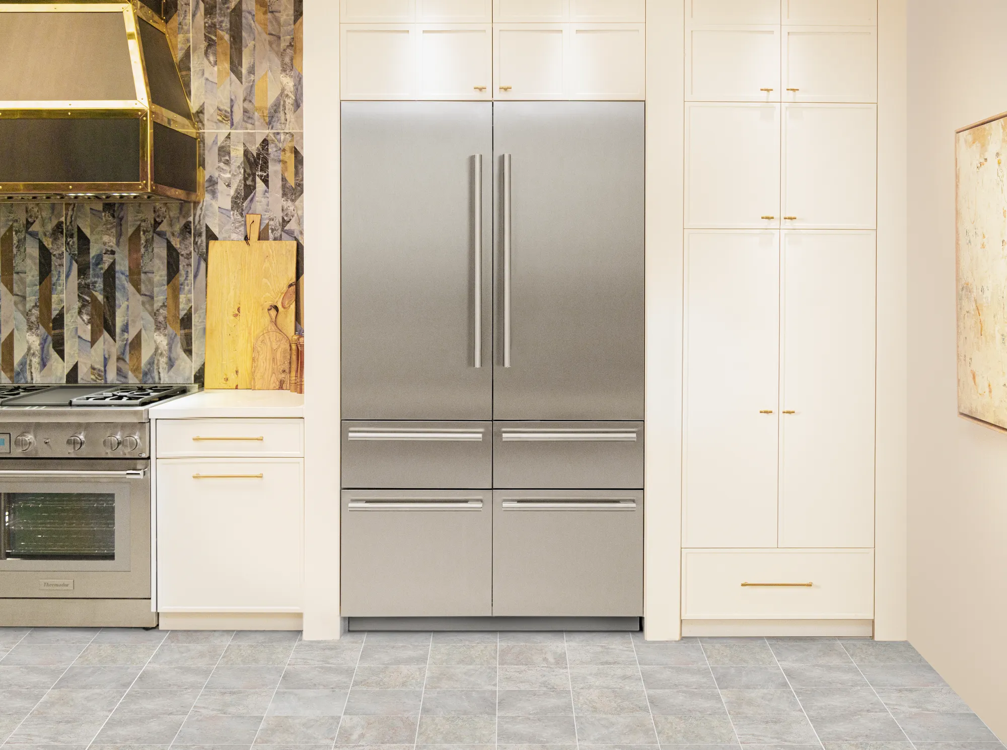 Thermador T48BT110NS 48 Inch Built-In Refrigerator French Door
