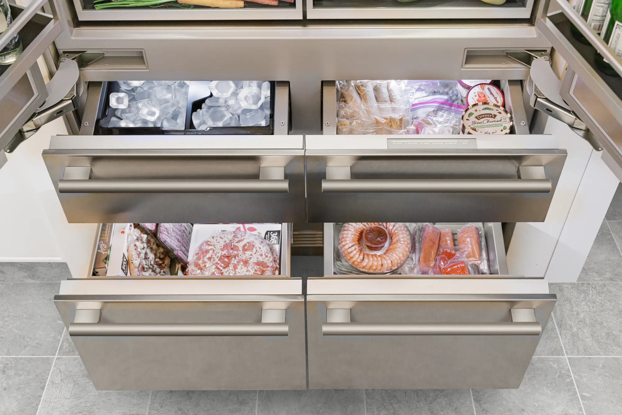 Thermador T48BT110NS 48 Inch Built-In Refrigerator French Door