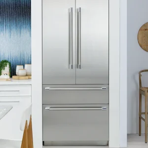 Thermador T36BT120NS 36 Inch Freedom Built-in French Door Refrigerator Bottom Freezer Professional Stainless Steel