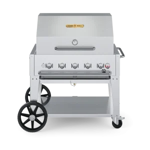 Crown Verity CV-MCB-36RDP 36" Mobile Grill - Dome Pkg