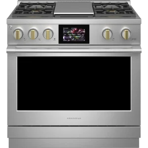Monogram ZDP364NDTSS 36", 4-Burner, Dual Fuel Professional Convection Range - $11,499