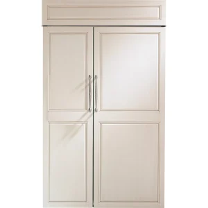 Monogram ZIS480NNII 48" Built In Side By Side Custom Panel Refrigerator