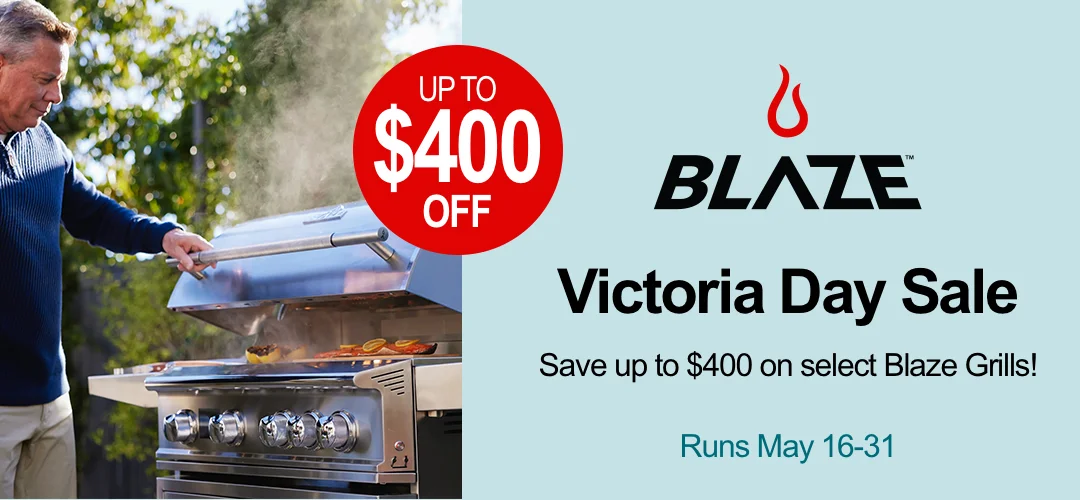 Blaze Grills Victoria Day Sale promotion