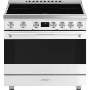 SMEG SPR36UIMMW 36" Induction Range In Matte White