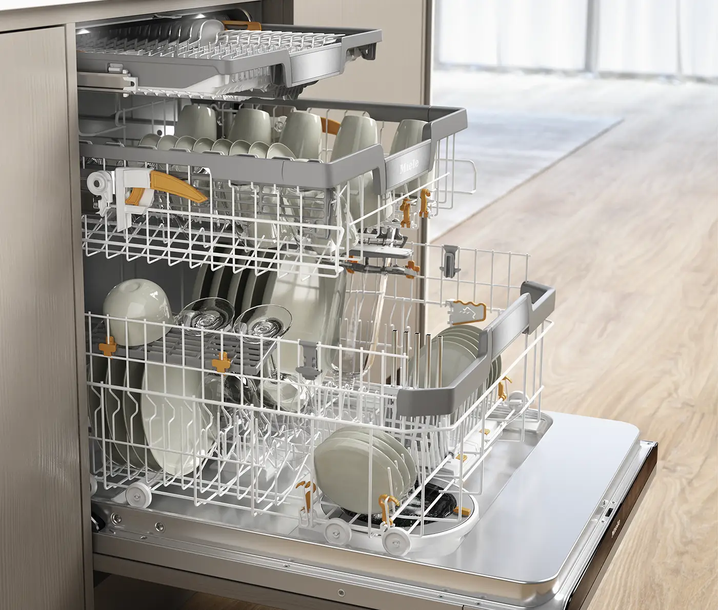 Miele G-7000 Dishwasher Open