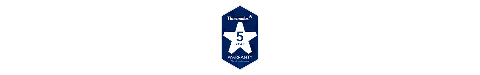 Thermador 5 Year Warranty Badge
