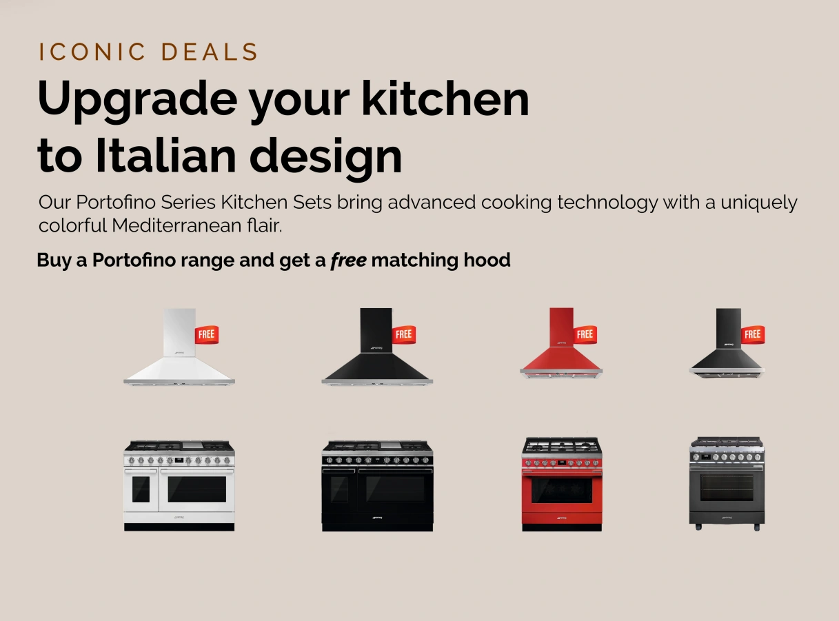 SMEG Portofino Upgrade your kitchen promotion